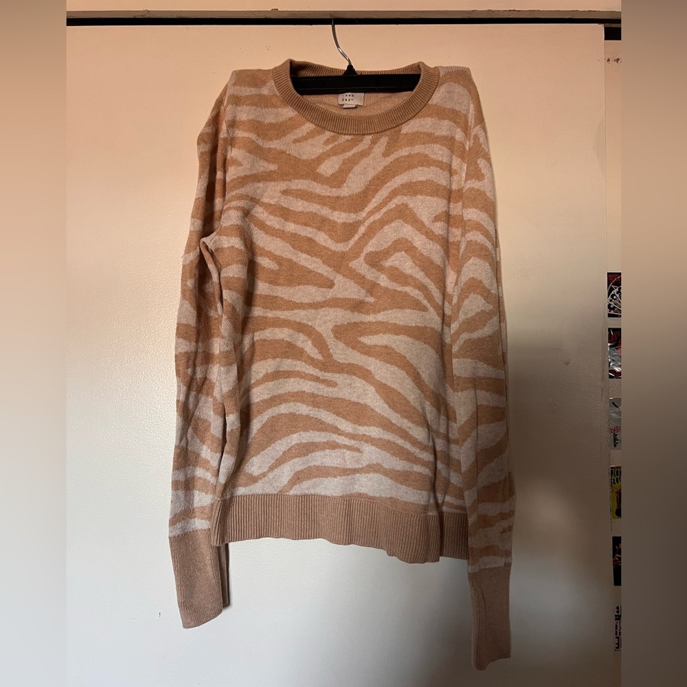 A New Day Animal Patterned Top